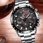 送料無料1年保証メンズ腕時計アナログ&デジタルビッグフェイスデュアルタイム腕時計全4色WT-FAnew0203P25Apr15