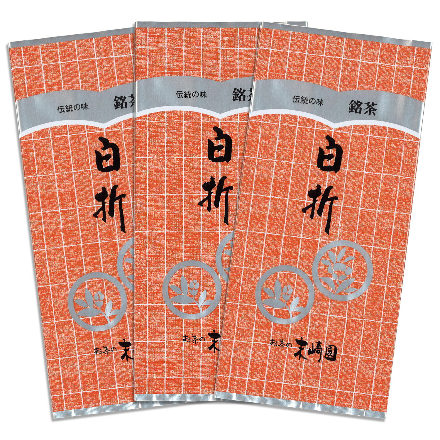 【メール便送料無料】茎茶 白折茶 200g袋入り（赤袋） ×3袋セット 普段使い 甘い 香り 事務所用 八女茶 鹿児島茶 ブレンド 日本茶 当店人気 緑茶 お茶