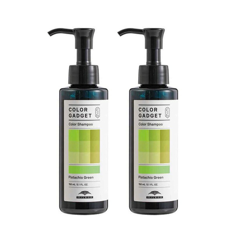 【MILBON】ミルボン【2本セット】カラーガジェット カラーシャンプー ピスタチオグリーン 150ml