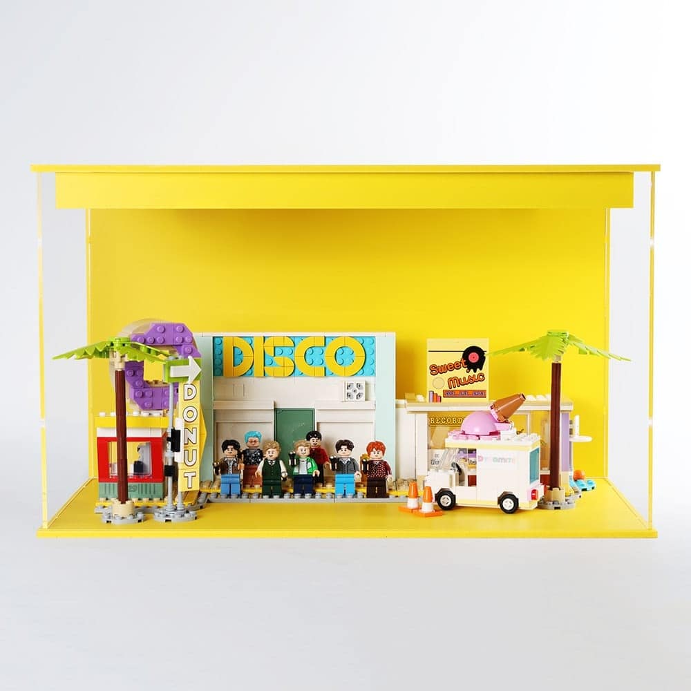 ショーケース レゴアイデア BTSダイナマイトが収まる DIY アクリル　コレクションケース　ショーケース..