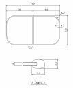 風呂フタ グラスティN浴槽 YFK-1475B（2）-K 正規品保証