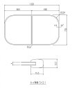 風呂フタ 洋風バス YFK-1475B（2）-K 正規品保証