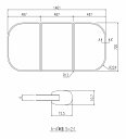 リクシル 風呂フタ 洋風バス YFK-1575C（1）