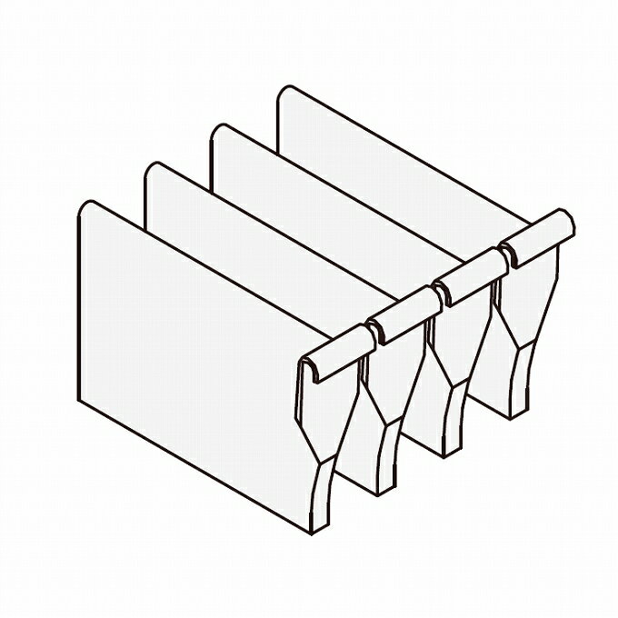 Amazon | 仕切り板 ブロックディバイダー L ブラック 50枚/62