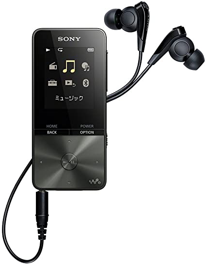 ソニー ウォークマン Sシリーズ 16GB NW-S315 : MP3プレーヤー Bluetooth対応 最大52時間連続再生 イヤホン付属 2017年モデル ブラック NW-S315 B