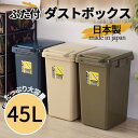 東谷 ゴミ箱 容量45L フタ付き ダストボックス プラスチックボックス 収納 全4色 LFS-845 ごみ箱