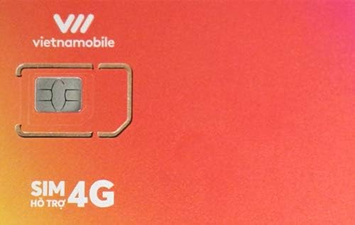 Vietnamobile ベトナムプリペイドSIM 利用期間20日 毎日5GB利用可能 4G 3G 接続 データ通信専用SIM