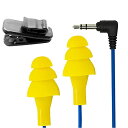 Plugfones イヤホン カナル型 コードクリップ付き 有線 Earbuds 正規品 (イヤホン1個 コードクリップ1個)