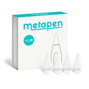 Metapen 4個入り Apple Pencil専用交換ペン先 アップルペンシル第1世代 第2世代 交換用チップ Metapen A8/A11 替え芯 高感度 高耐摩耗性 低ノイズ 予備 ペン先 iPad Pro/Air/mini 対応 1mm極細ス