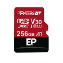 Patriot Memory A1 V30 MicroSD Memory Card 256GB Andriod Smartphones and Tablets Optimized Full HD 4K PEF256GEP31MCX