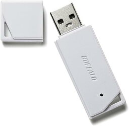 バッファロー BUFFALO USB2.0 どっちもUSBメモリー 32GB ホワイト RUF2-KR32GA-WH