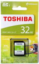 TOSHIBA SDHCカード 32GB Class10 UHS-I対応 (最大転送速度40MB/s) SDAR40N32G