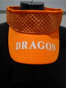 〈ポイント10倍〉【2024年春夏】ダンスウィズドラゴン DANCE WITH DRAGON サンバイザー オレンジ・ホワイト【送料無料・代引き手数料無料】 カ...