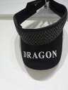 〈ポイント10倍〉【2024年春夏】ダンスウィズドラゴン DANCE WITH DRAGON サンバイザー ブラック【送料無料・代引き手数料無料】 カジュアル ...