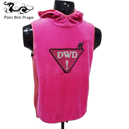 〈超特価 48%FF〉レディース ダンスウィズドラゴン DANCE WITH DRAGON　ベスト　レッド（055）【送料無..