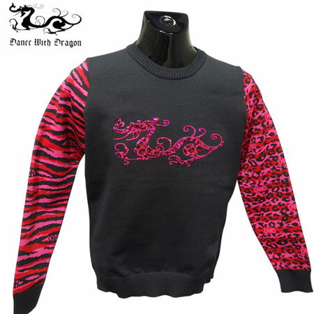 〈超特価 55%FF〉レディース ダンスウィズドラゴン DANCE WITH DRAGON　セーター　レッド（055）・ブル..
