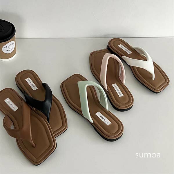 乐天商城 - サンダル　トングサンダル　ウェッジサンダル　ウェッジソール　すりっぱ　つっかけ　フラット　ビーチサンダル　ビーサン　フラットシューズ　ペタンコ　レディース　ぺたんこ　 歩きやすい　疲れにくい　ビーチ　海　リゾート　春夏　レディース