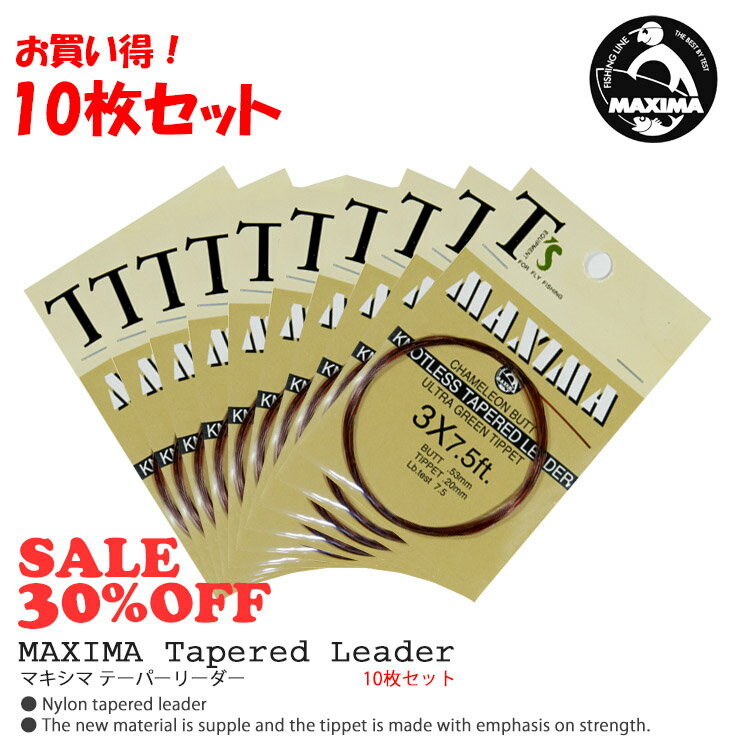 MAXIMA / マキシマ テーパーリーダー10枚セット