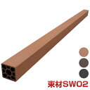 SW02本体【法人宛・支店留め限定で5000円以上送料無料】【人工木材】【樹脂ウッドデッキ】【ウッドデッキ 部品】 【ウッドデッキ 部材】束材 SW02