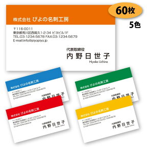 【送料無料】【名刺 作成】 パターン名刺-9　60枚【デザイン 制作】【送料無料】 ショップカード ポイントカード スタンプカード シンプル ビジネス