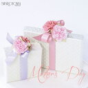 【51%OFFクーポン有! 2025.5.23 20:00〜】【メール便発送】母の日 300円 フラワー BOXラッピング -単品購入不可・別途当店商品の購入が...