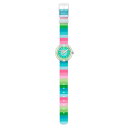 【公式ストア】Flik Flak フリックフラック STRIPY DREAMS ストライピー・ドリームズ FPNP014Swatch スウォッチ Power Time 5+ (パワータイム5+) 【送料無料】キッズ ガールズ 腕時計