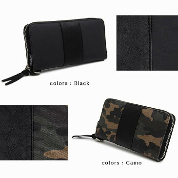長財布 財布 小銭入れ 札入れ カード入れ ウォレット サイフ さいふ レディース シンプル プレゼント ギフト ロングウォレット オシャレ ラウンドファスナー レザー 合皮 無地 黒 迷彩 カモフラージュ ブラック