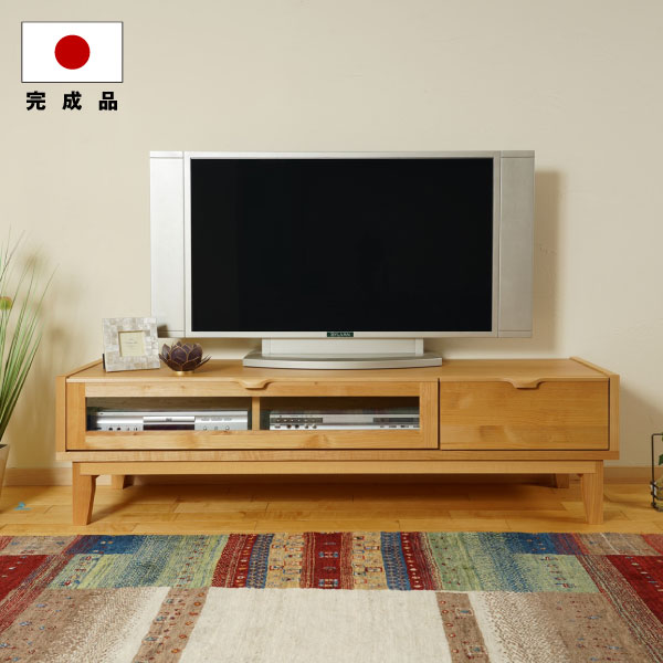 Rakuten - テレビ台 幅150cm 完成品 テレビボード tvボード モダン 北欧 シンプル 天然木 ヴィンテージ おしゃれ 木 天然木 アルダー 無垢 高級 大川家具 AVANCE(アバンス)