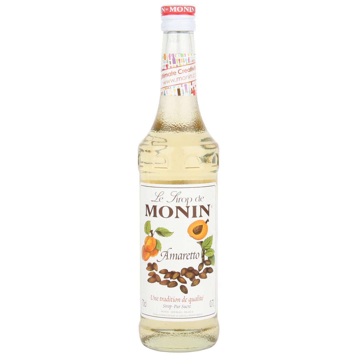 MONIN アマレットシロップ 700ml マレーシア モナン ノンアルコールシロップ コンビニ受取対応商品 父の日 プレゼント