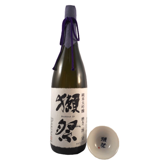 【正規販売店】獺祭 だっさい 純米大吟醸 23 1800ml お猪口セット山口県 旭酒造 日本酒 送料無料 コンビニ受取対応商品 お酒 父の日 プレゼント