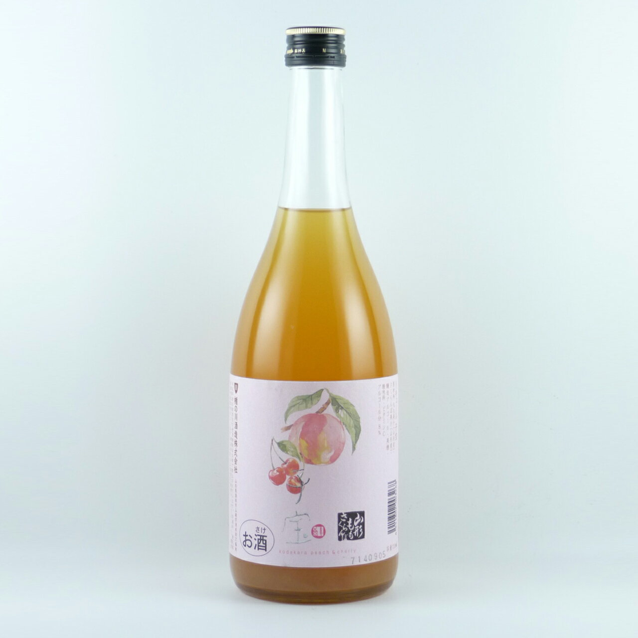 子宝 山形もも・さくらんぼ 720ml 12本 山形県 楯の川酒造 リキュール ケース販売 父の日 プレゼント