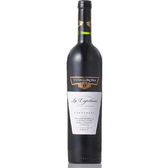 ラ・キャピターナ バレル・レゼルヴ カルメネール / ヴィーニャ・ラ・ローサ 赤 750ml チリ セントラル・ヴァレー 赤ワイン コンビニ受取対応商品 ヴィンテージ管理しておりません、変わる場合があります お酒 父の日 プレゼント