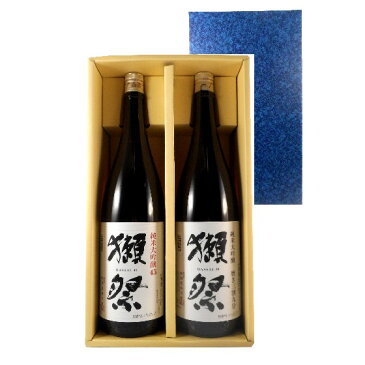 【正規販売店】お酒 お中元 ギフト プレゼント 獺祭 飲み比べセット 純米大吟醸 磨き39/45 1800ml 2種 ギフトボックス入り_日本酒 山口県 旭酒造 日本酒 送料無料 1.8L 一升瓶