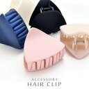 ヘアクリップ ヘアアクセサリー レディースアクセサリー アクセサリー ファッション マット 三角 バンスクリップ マット仕上げ ヘアアクセ 小さめ 可愛いクリッ...