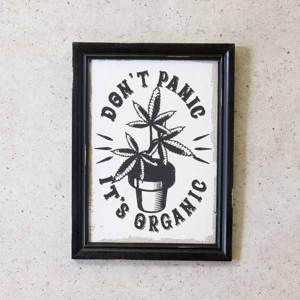 レリーフ アート ウォールデコレーション 家具 インテリア ウッドボード Frame DONT PANIC デザインオシャレ フレーム 雰囲気ある空間づくり