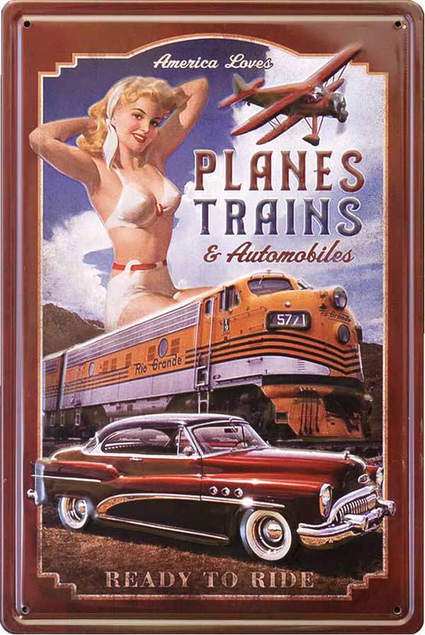 レリーフ アート ウォールデコレーション 家具 インテリア アンティーク メタルエンボスプレート S READY TO RIDE 種類豊富 揃えたくなる 複数枚お部屋に飾る おすすめ イラスト部エンボス加工 少し浮き出して見える サイズ20x30cm だいたいA4サイズ