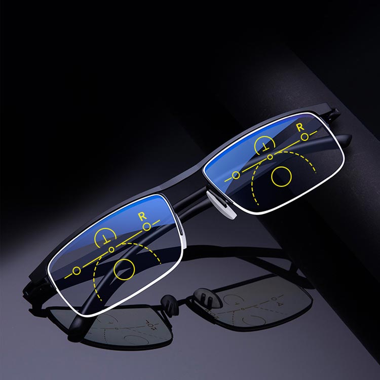 老眼鏡 遠近両用メガネ メンズ レディース 遠近両用 軽量 リーディンググラス シニアグラス ブルーライトカット UVカット 多焦点 TR90 おしゃれ パソコン用 運転用 スマホ用 老眼メガネ 40代 50代 60代 プレゼント ギフト 送料無料