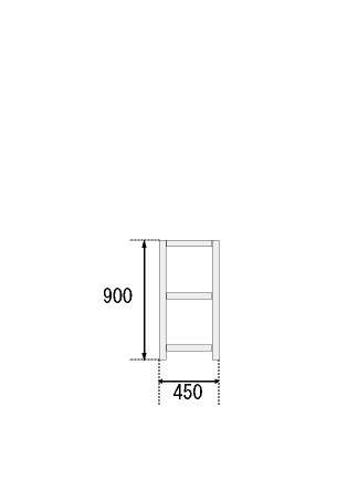 【クーポンあり】スチールラック 幅150 奥行45 高さ90 3段 120kg/段 SOシリーズ業務用 スチール棚 アングル棚 軽量棚 ラック 棚 収納棚 収納ラックオープンラック スチールシェルフ 整理棚 送料無料