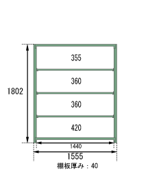 【クーポンあり】スチールラック 幅150 奥行70 高さ180 5段 単体形式 300kg/段 SOシリーズ業務用 スチール棚 ボルトレス 中量棚 ラック 棚 収納棚 収納ラックオープンラック スチールシェルフ 整理棚 送料無料