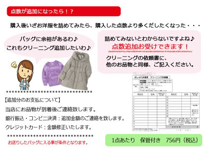 ★最大1年保管付15点全部Wウォッシュ付★15点まで詰め放題宅配クリーニングダブルウォッシュ付き!タカケン(大バッグ対象商品)