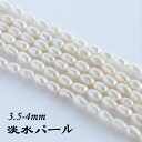 【淡水パール 専門店】アクセサリー素材 ビーズ淡水パール パーツ 小粒 3mm 4mm 連売り ビーズ パール パーツ パールビーズ 淡水パールパーツ ベビーパール 真珠 ハンドメイド DIY 手芸 素材 手作り 卸 アクセサリー アクセサリー素材 天然石 ビーズパール