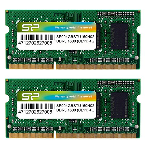 SP Silicon PowerVRp[ m[gPCp DDR3 1600 PC3-12800 4GB 2 204Pin Mac Ή SP008GBSTU160N22