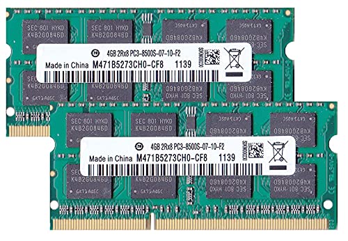 PC3-8500(DDR3-1066) SO-DIMM 4GB 2枚組 メモリンゴブランドノートPC用メモリ iMac/Mac mini/MacBookPro対応対応