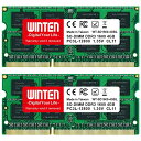 TalesStore ŷԾŹ㤨WINTEN ΡPC  8GB(4GB 2 PC3L-12800(DDR3L 1600 5ǯݾ Űб DDR3L SDRAM SO-DIMM ¢꡼ ߥ꡼ WT-SD1600-D8GBL 5647פβǤʤ2,675ߤˤʤޤ