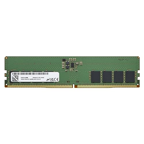 プリンストン デスクトップPC用 メモリ Micron純正 16GB DDR5 4800(PC5-38400) UDMIMM CL40 288pin 1.1V HBD4800-16G