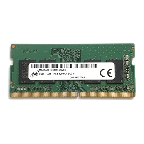 Micron 8GB SODIMM DDR4 3200 PC4 1Rx16 MTA4ATF1G64HZ-3G2 260s SO-DIMM m[gp\R RAM  Dell HP Lenovo ̑̃VXep