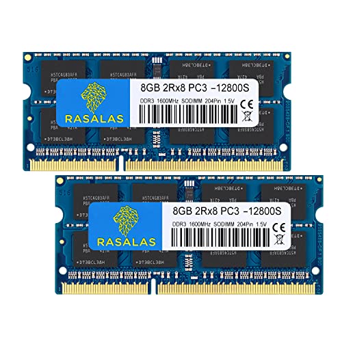 16GB DDR3 1600MHz PC3-12800 8GB 2 12800S m[gPCp SODIMM RAM CL11 204Pin Non-ECC d1.5V Ή