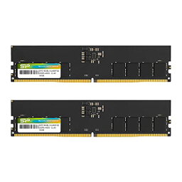 シリコンパワー DDR5 32GB (2x16GB) 4800MHz (PC5-38400) 288ピン CL40 1.1V UDIMM Non-ECC デスクトップ RAM コンピューター メモリ SP032GBLVU480F22