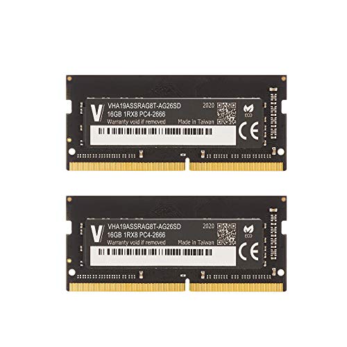 v-color Hynix IC m[gPCp DDR4 2666MHz PC4-21300 32GB (16GB 2) SO-DIMM 2Gx8 1.2V CL19 iMacΉ TN416G26D819K-VC