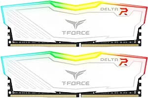 Team RGB WHITE ^LED8f DDR4 3600Mhz(PC4-28800) 16GBx2(32GBkit) RGB DELTA WHITEV[Y fXNgbvp nCXs[h^Cv {Kۏ